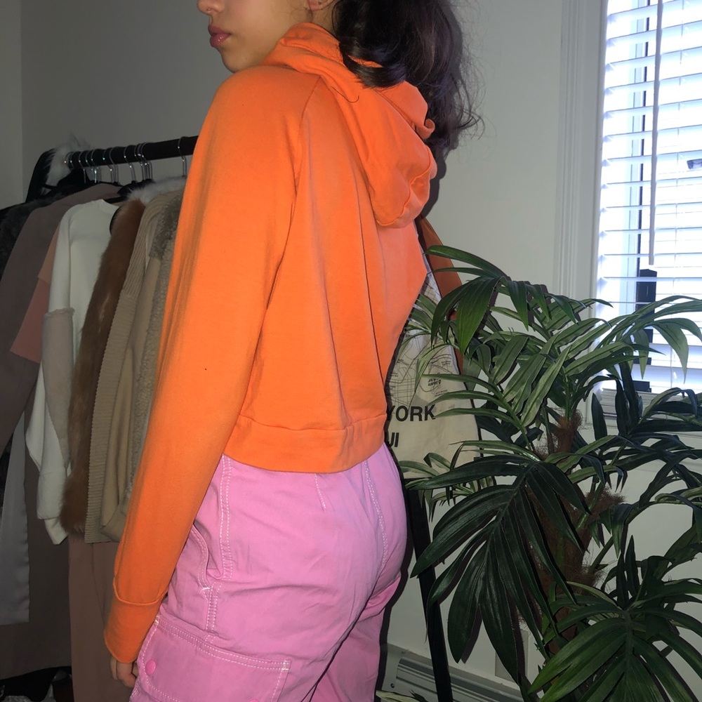 vintage orange hoodie
